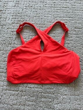 Athlete cross front bikini top